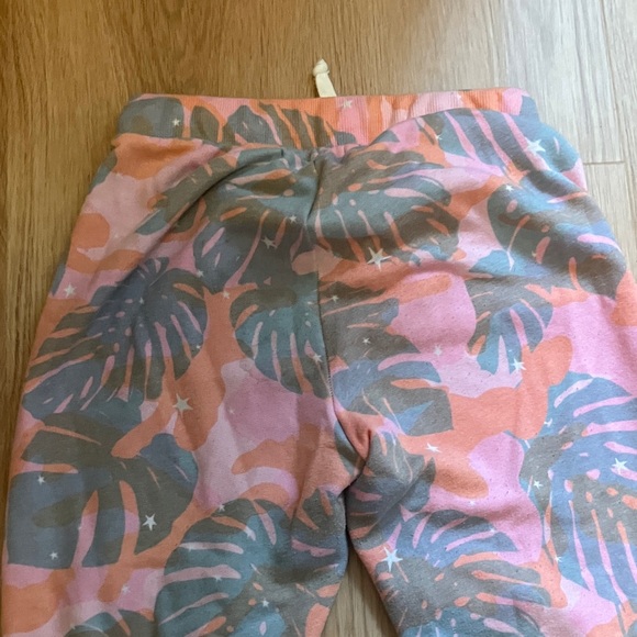 Wildfox Pink and Gray Tropical Joggers - Picture 10 of 14